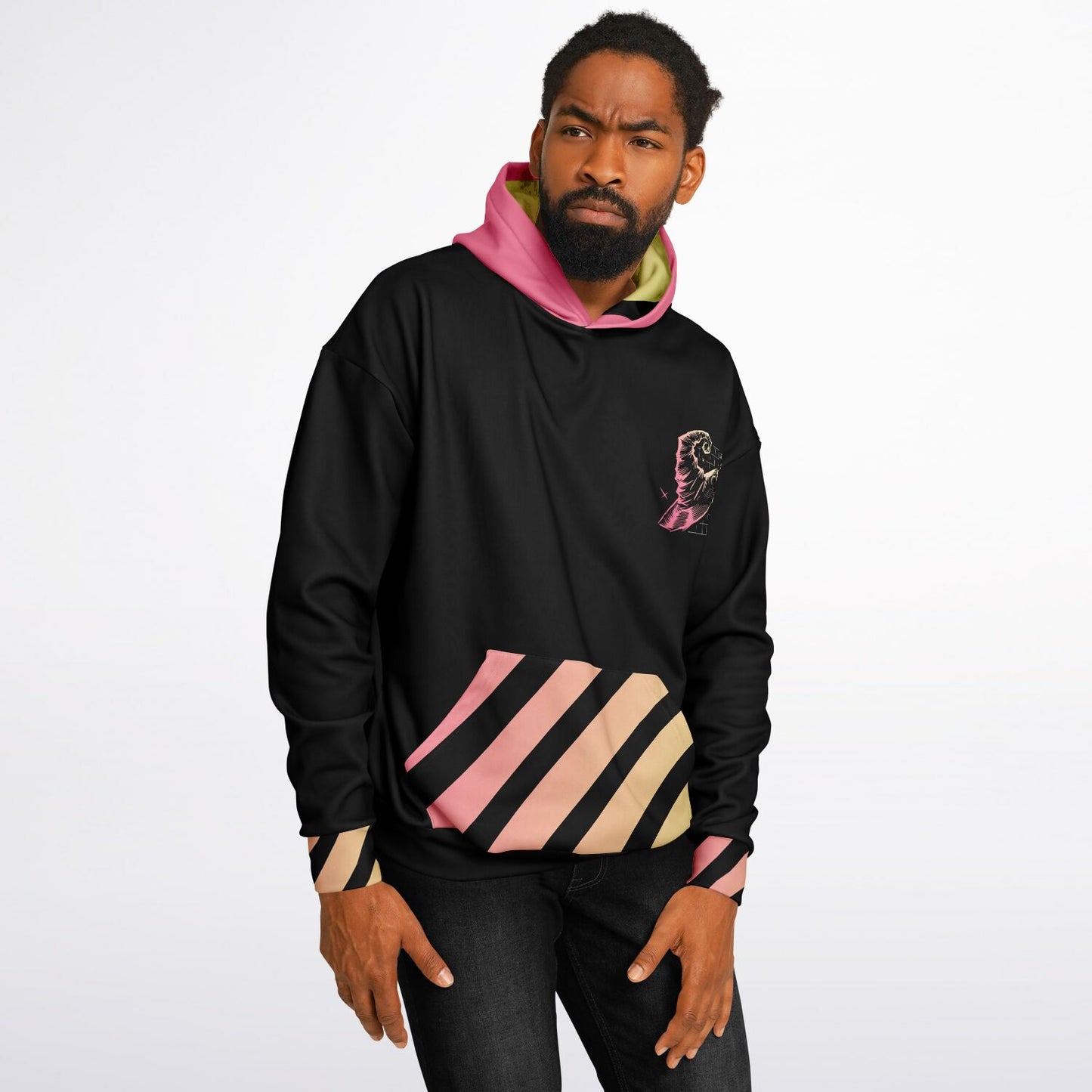 XP Apparel Heavy Oversized Kitsune Magic Fox Hoodie