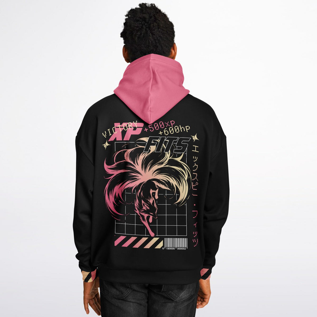 XP FITS KITSUNE MAGIC FOX Heavy Oversized Hoodie