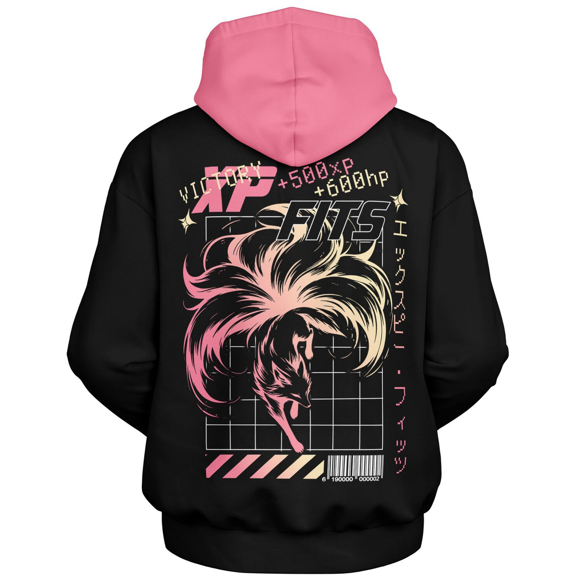 XP FITS KITSUNE MAGIC FOX Heavy Oversized Hoodie