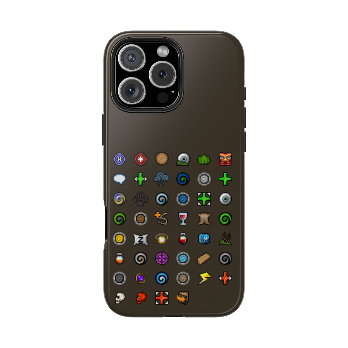 OSRS Lunar Spellbook Phone Case ( Iphone 15 , 16 , 17 , 18 , pro , pro max )