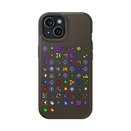 OSRS Magic Spells Phone Case ( iPhone 15 & 15 Plus )
