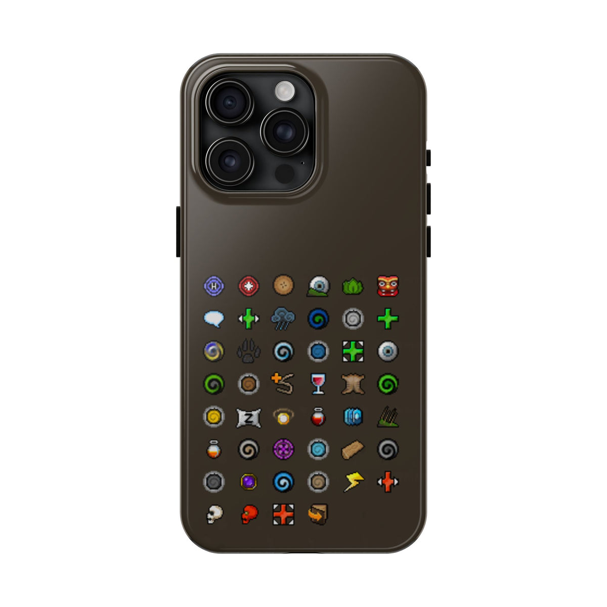 OSRS Lunar Spellbook Phone Case ( Iphone 15 , 16 , 17 , 18 , pro , pro max )