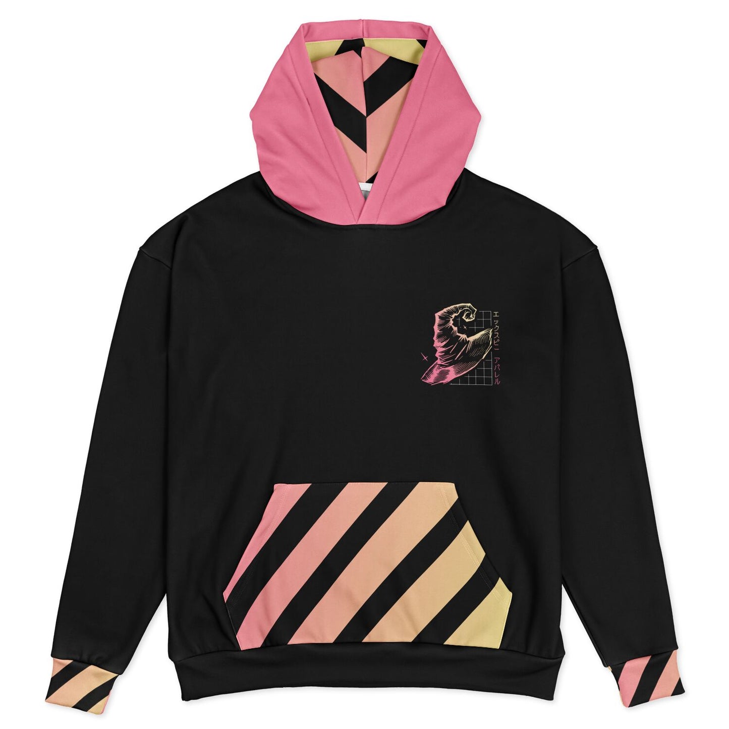 XP Apparel Heavy Oversized Kitsune Magic Fox Hoodie